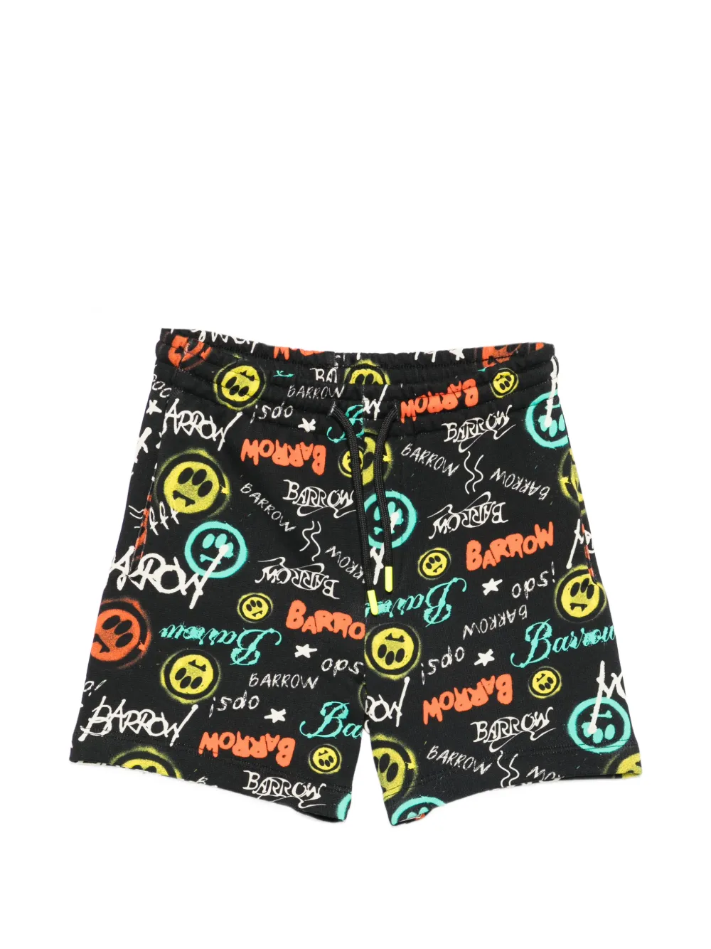 

Брюки с принтом и кулиской Barrow Kids, черный