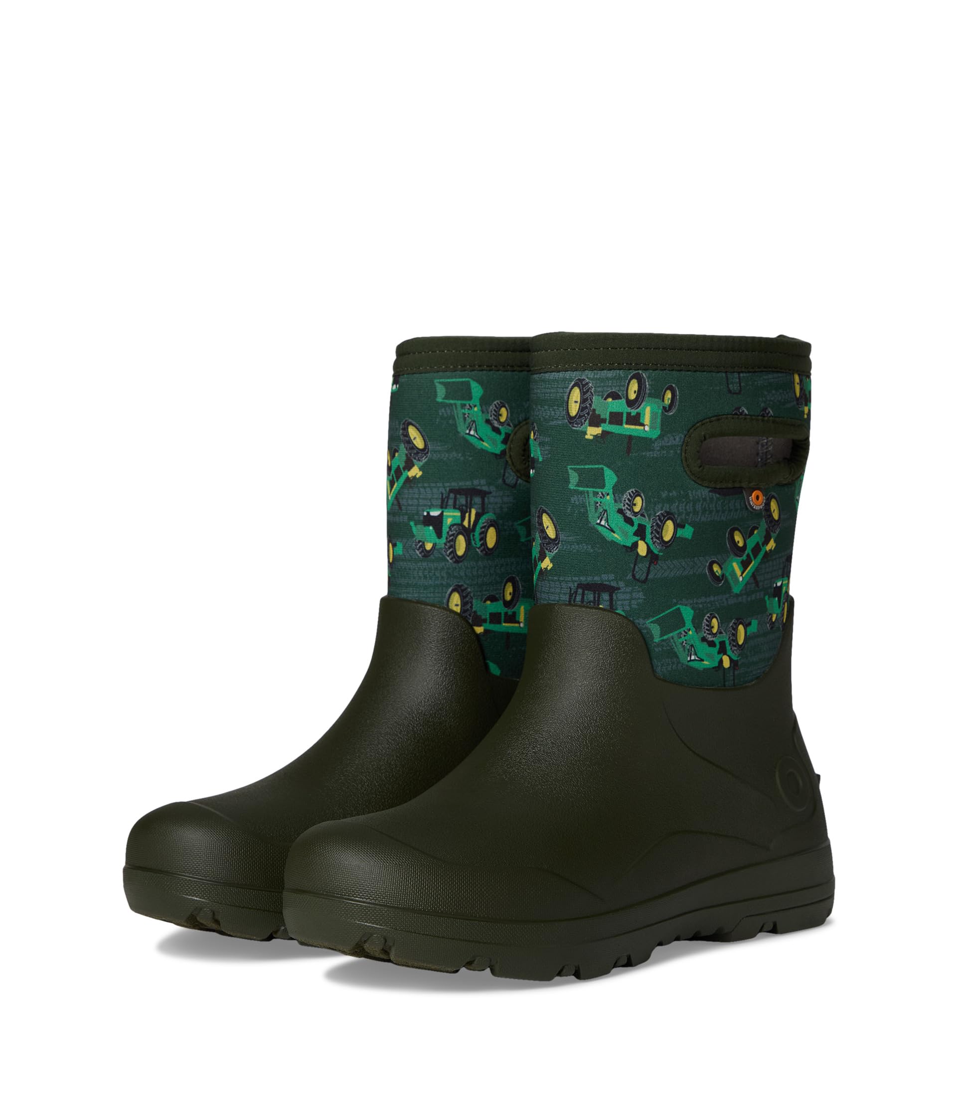 

Ботинки Bogs Kids York Seamless - Tractors, цвет Dark Green Multi