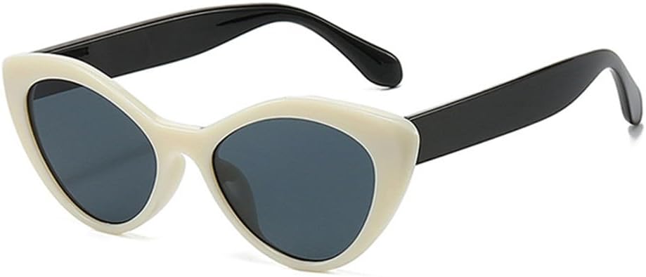 

Женские солнцезащитные очки «кошачий глаз» с защитой от УФ-излучения UV400 для занятий спортом на открытом воздухе, бега и езды на велосипеде generic, Beige Black Grey