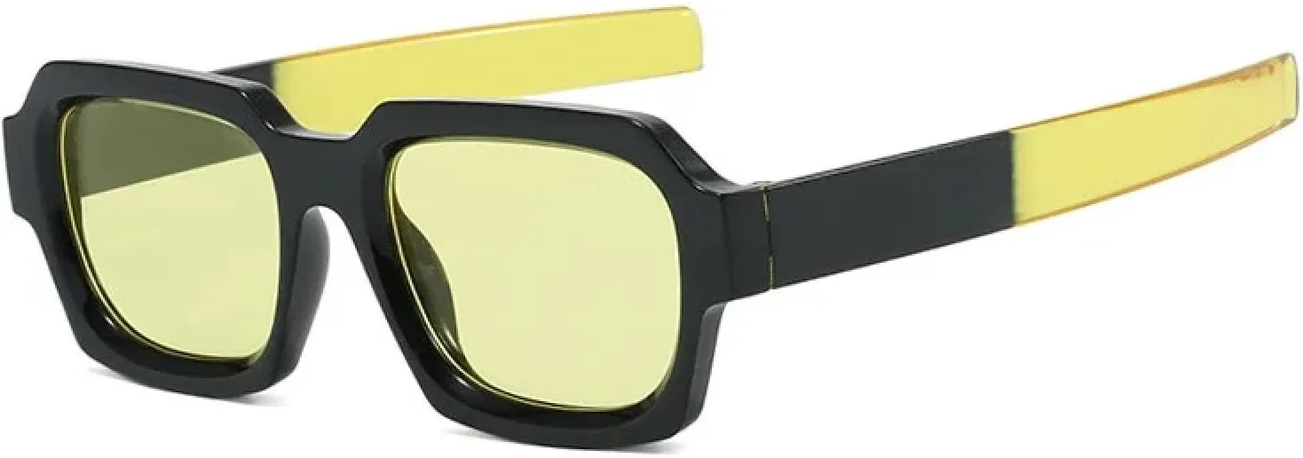 

Солнцезащитные очки с защитой UV400 | Компактная и легкая оправа | Для женщин и мужчин | Для занятий спортом на открытом воздухе и вождения DSVIGF, Yellow