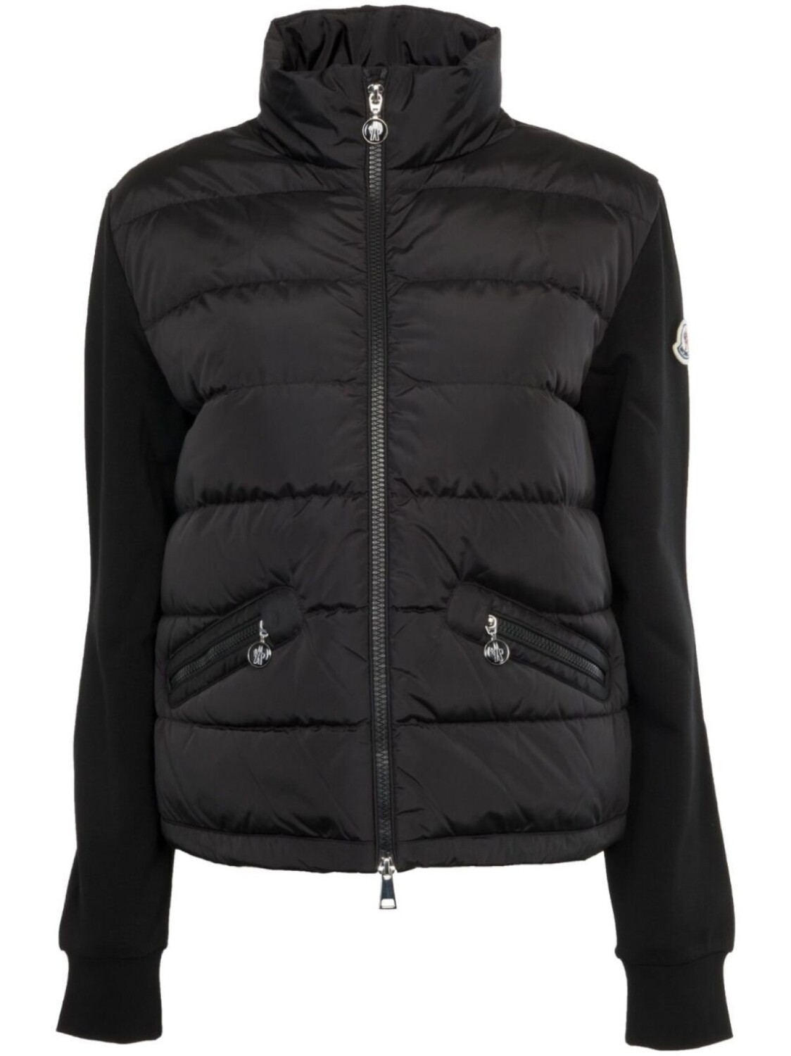 

Moncler дутый кардиган на молнии, черный