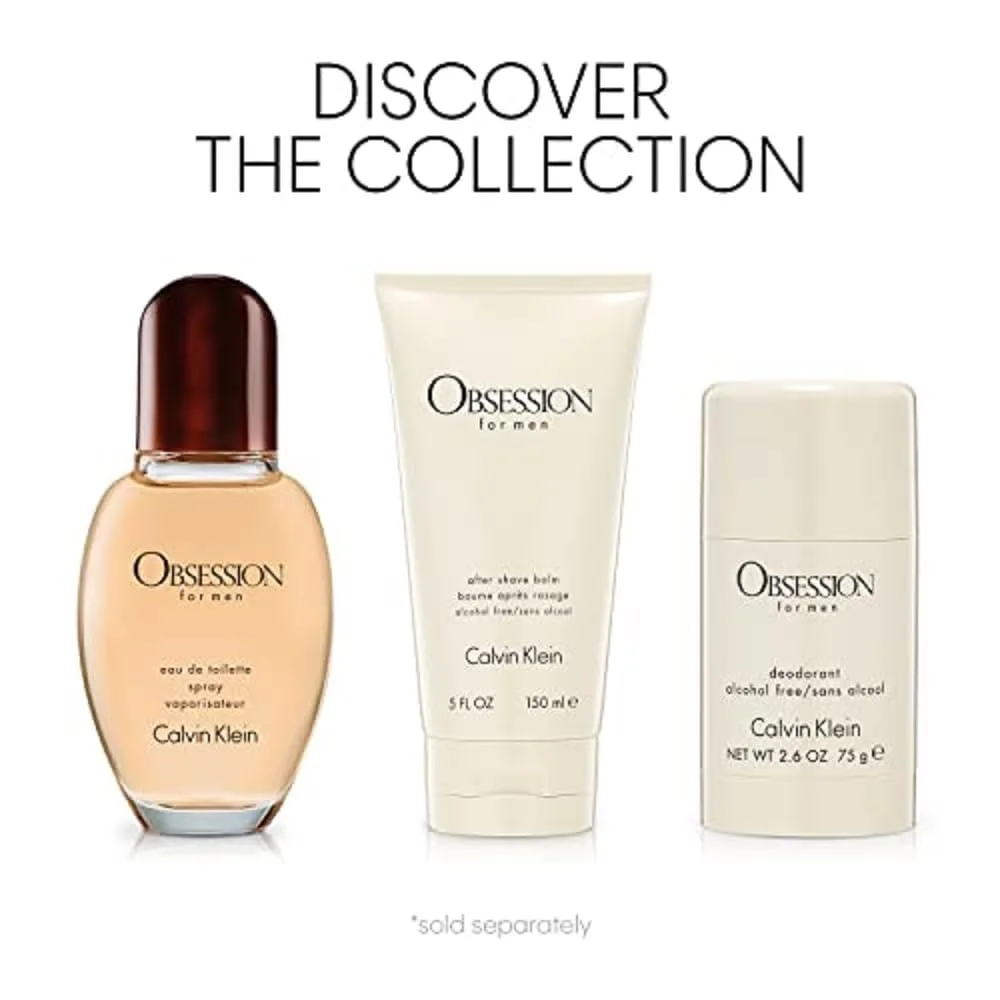 Мужской дезодорант Calvin Klein Obsession - с нотами бергамота, лаванды, шалфея, мускуса и сандалового дерева. 73.71 г — фото 4