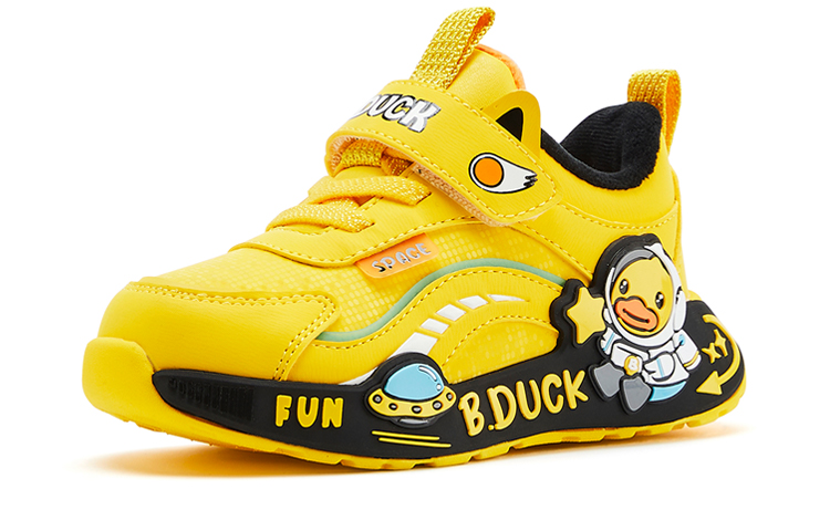 B.Duck Желтые детские повседневные ботинки Duck Kids — фото 4