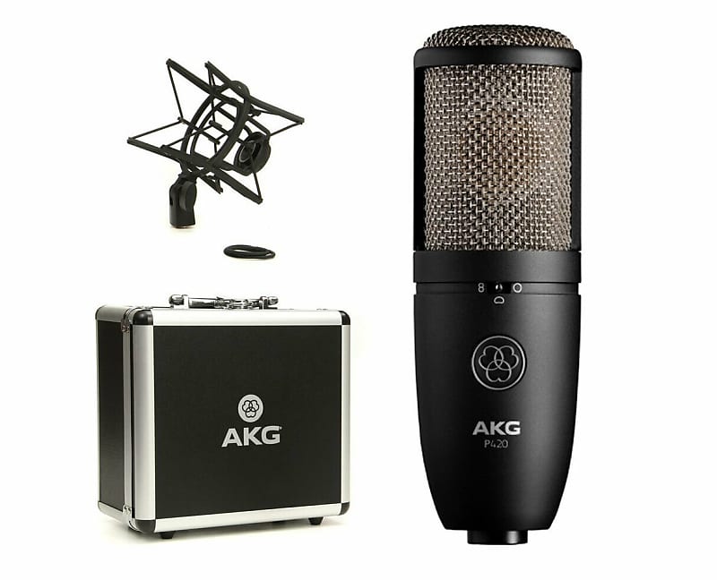 

Конденсаторный микрофон AKG P420 Perception 420 Multi-Pattern Large-Diapraghm Condenser Microphone