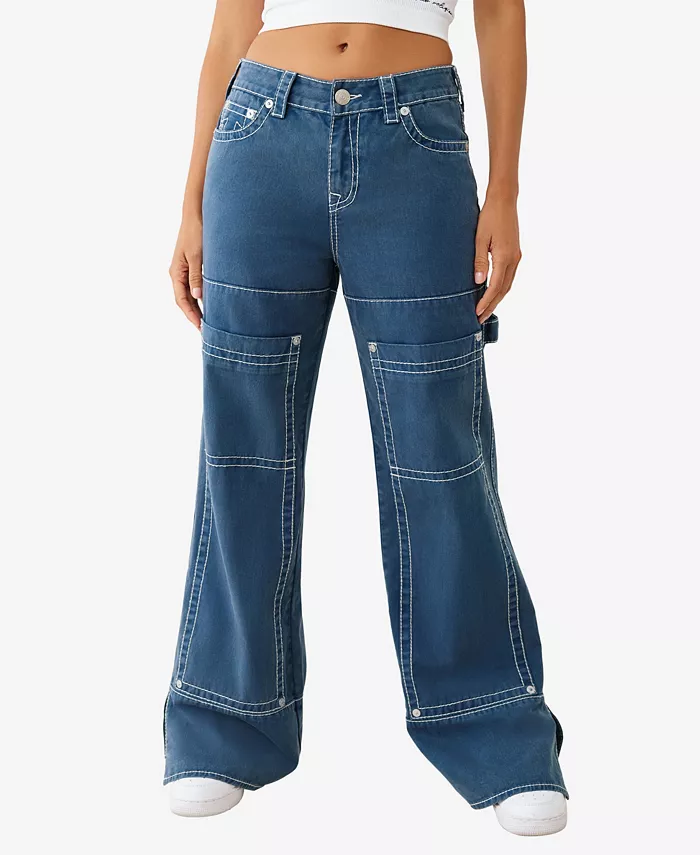 

Женские джинсы Bobbi Big T Baggy Carpenter True Religion, синий