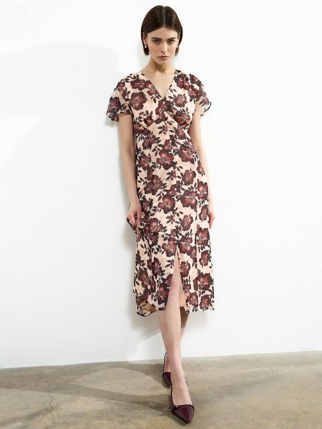 

Платье Elyses с цветочным принтом French Connection, Cream/Multi