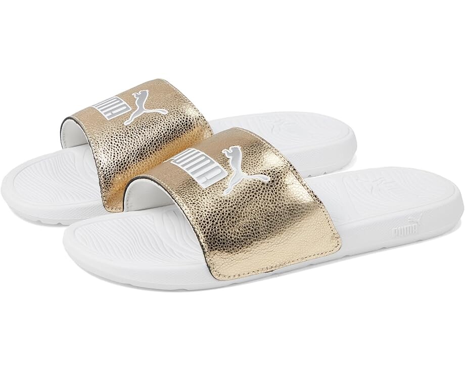 

Сандалии PUMA Cool Cat 2.0 Metallic Shine, цвет PUMA Gold/PUMA Silver/PUMA White
