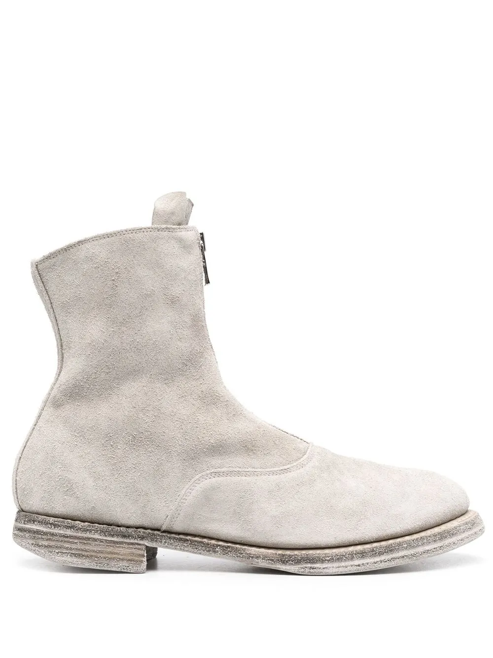 

Ботинки на молнии спереди Guidi, серый