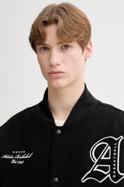 Куртка бомбер Varsity Adidas Originals, черный — фото 4