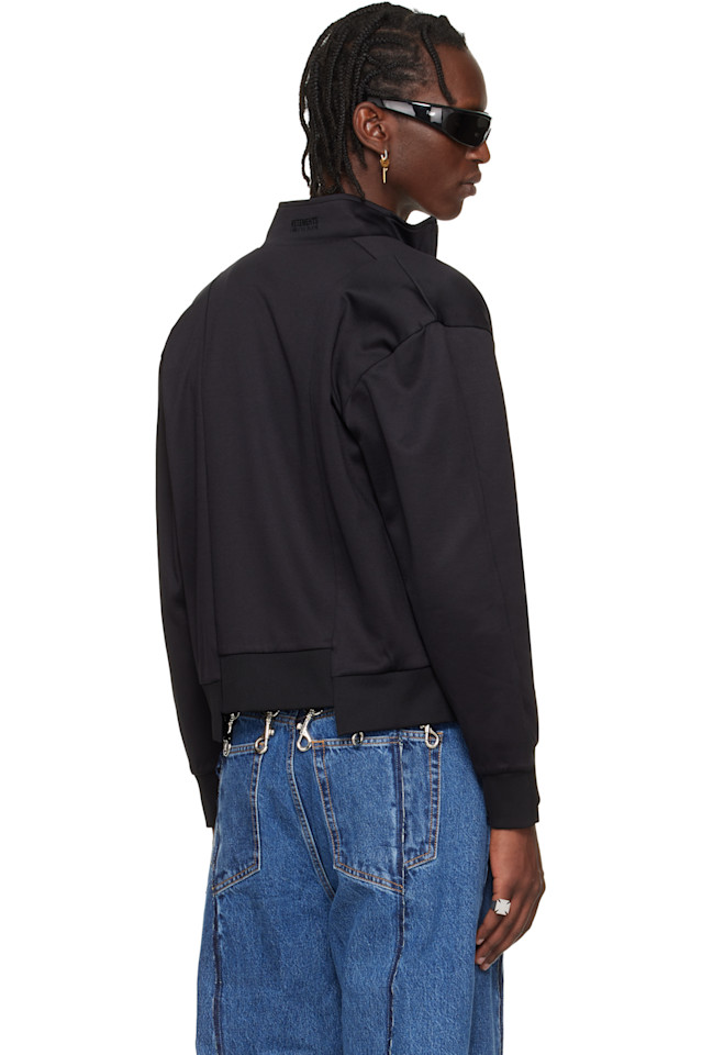Спортивная куртка Cut-Up на молнии Vetements, черный — фото 3