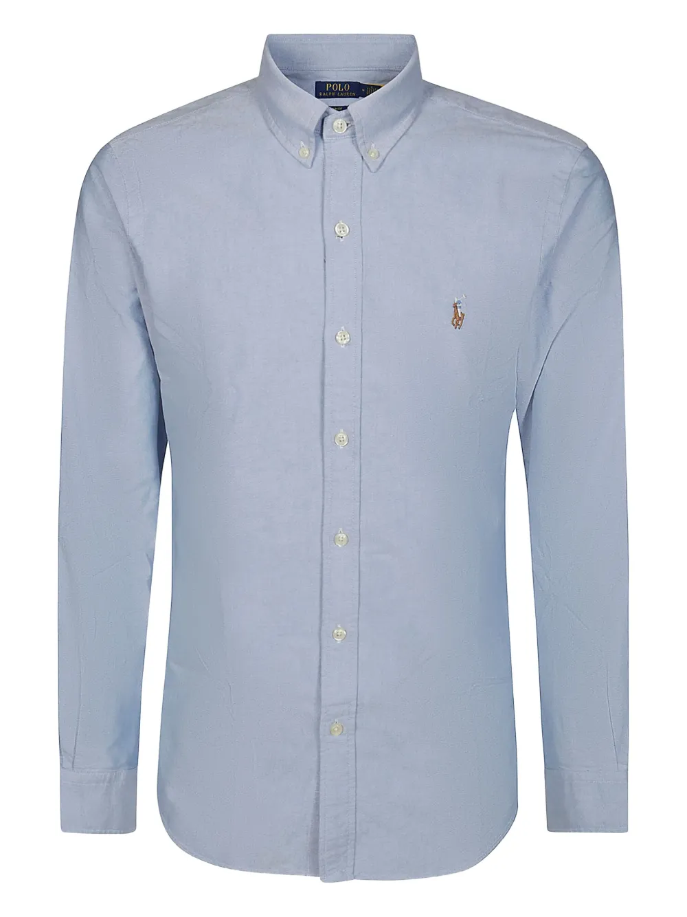 

Рубашка оксфорд с вышивкой Polo Ralph Lauren, синий