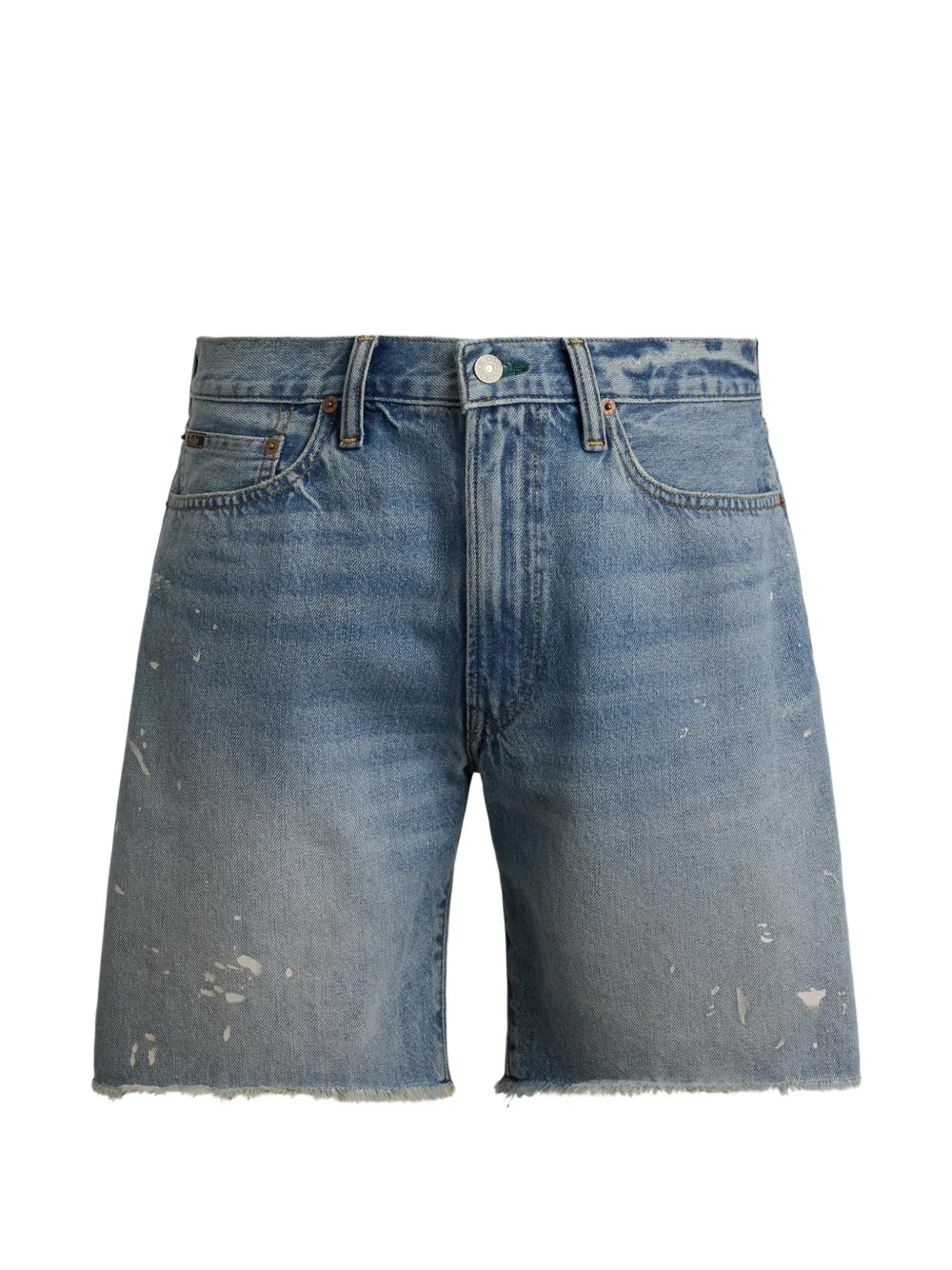 

Шорты с необработанным краем Polo Ralph Lauren, синий