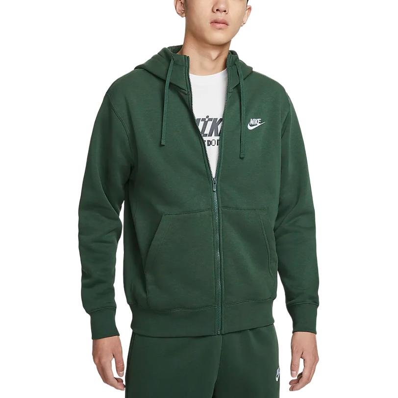 Nike Спортивный худи с молнией, Fir Green — фото 3