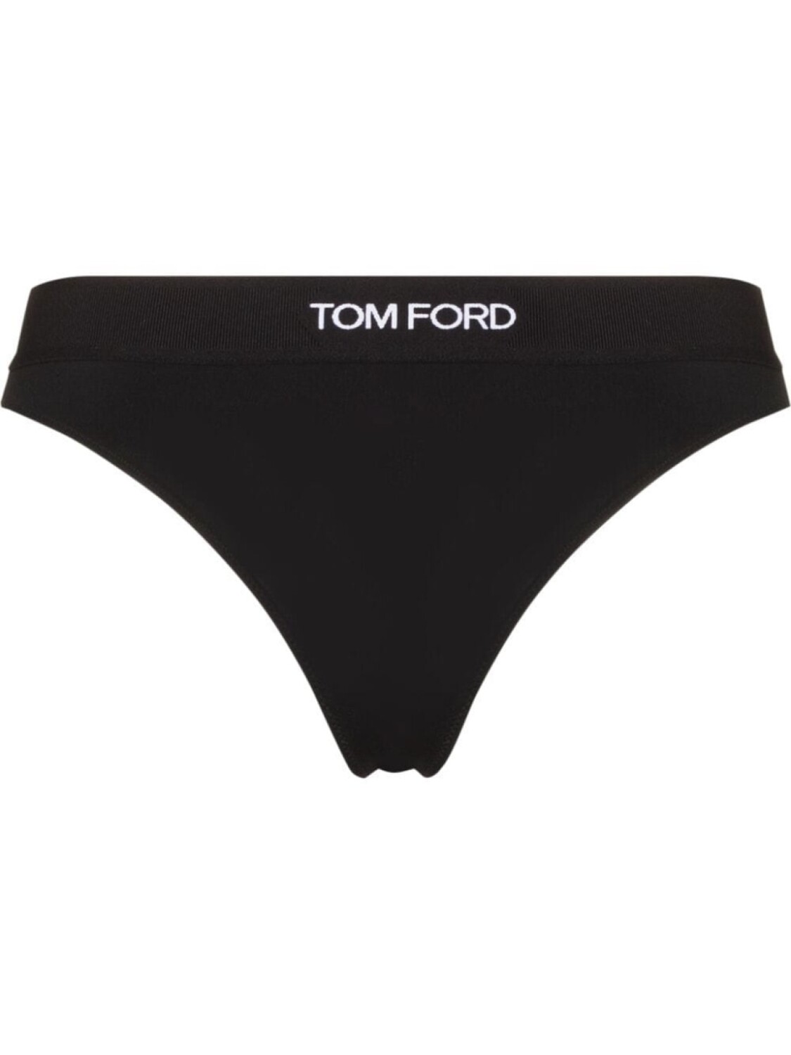 

TOM FORD трусы-стринги с логотипом, черный