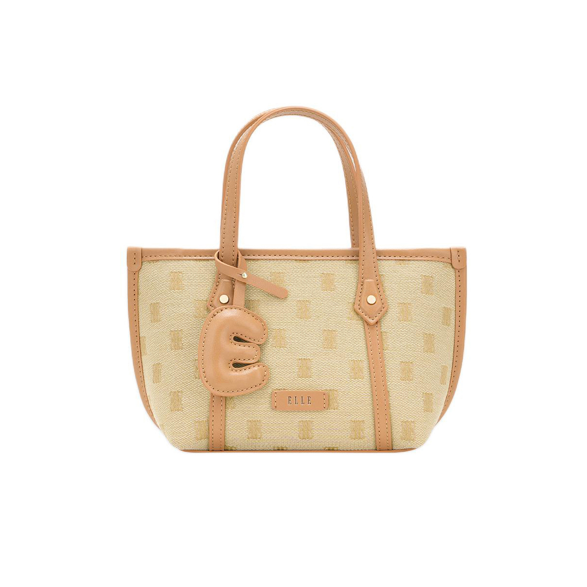 

ELLE Сумка Fabric Handbag Medium Women's Black, Oat Apricot