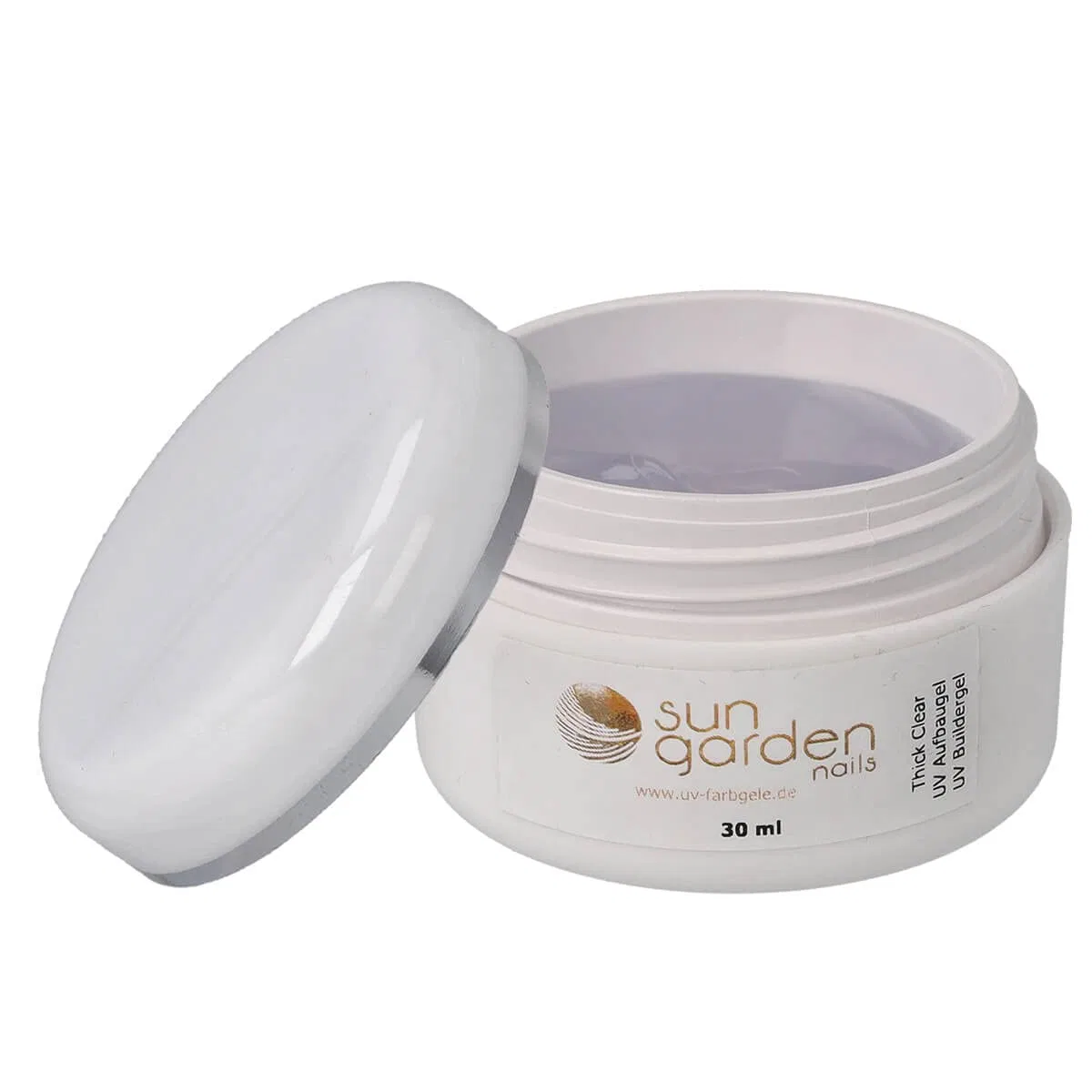 Густой прозрачный УФ-гель для наращивания, 30 мл Sun Garden Nails
