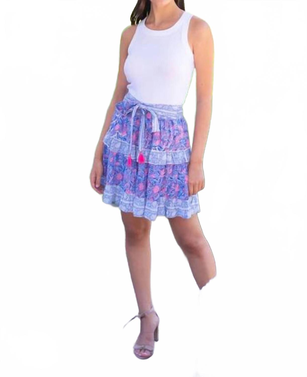 

Блейк юбка в сине-розовом цвете BELL