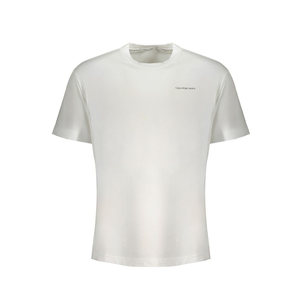 

Белая хлопковая футболка Calvin Klein