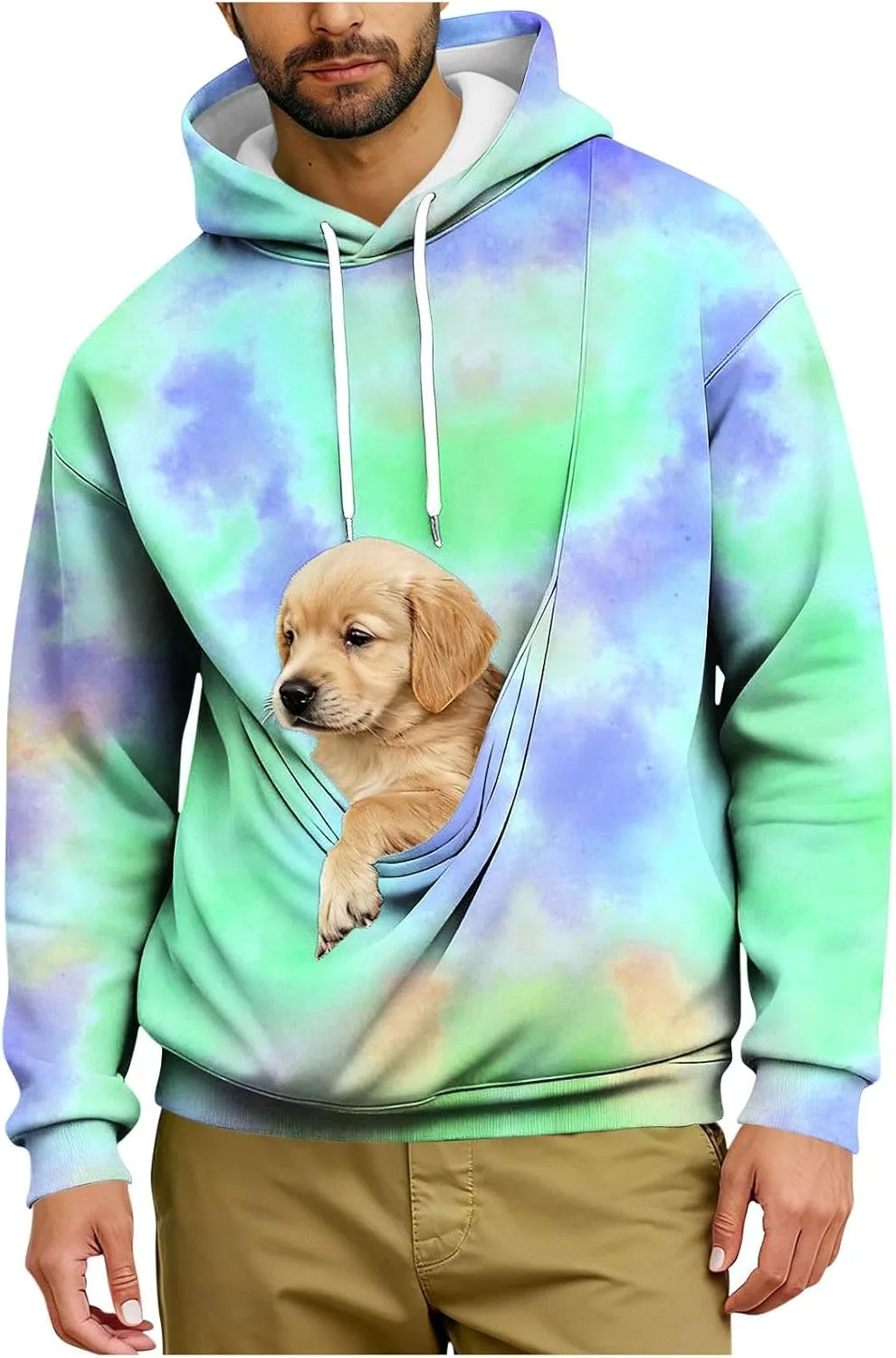 

Толстовка с карманом-переноской для собак Sdeycui