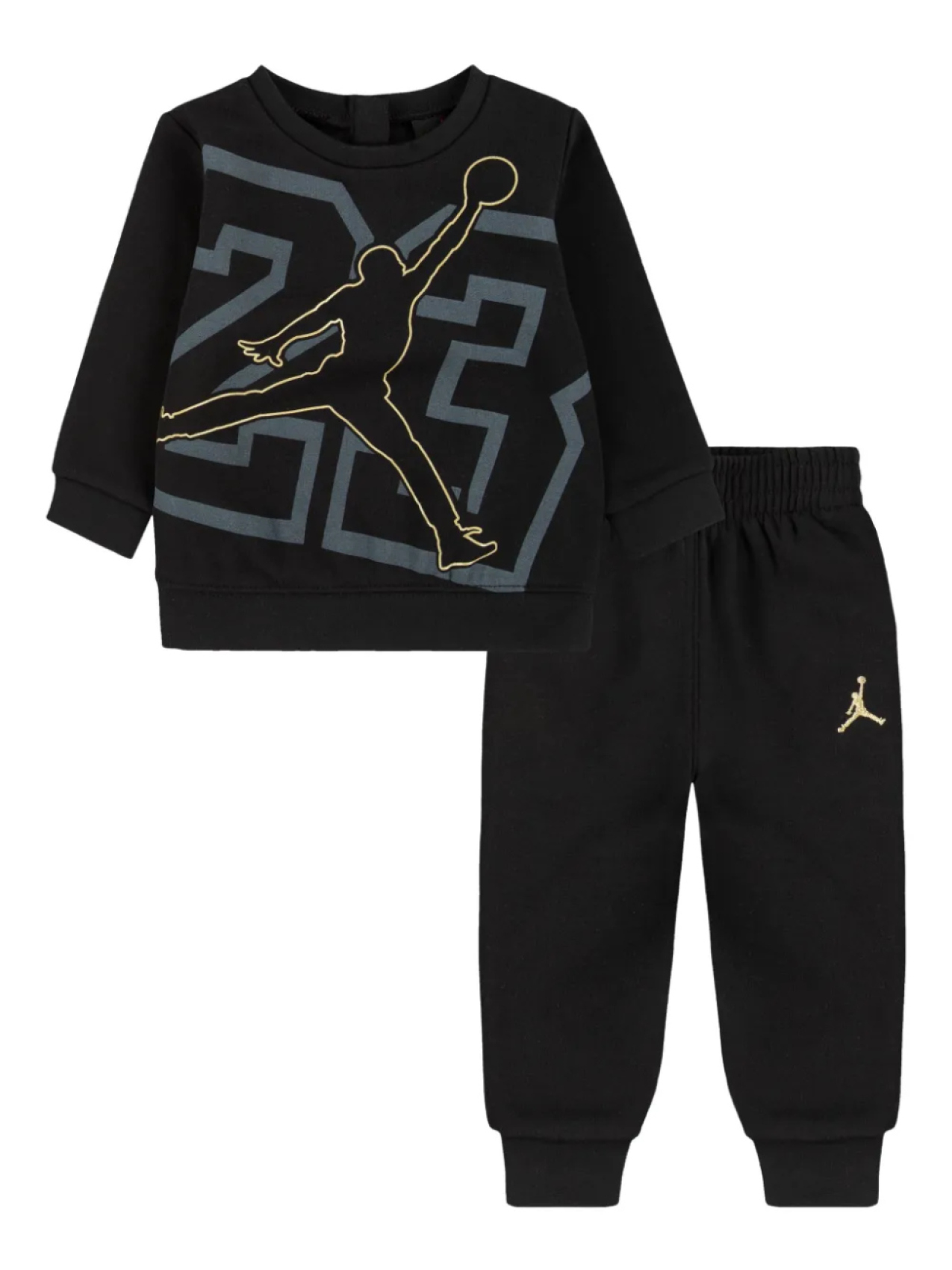 

Спортивный костюм Jordan Kids с вышитым логотипом, черный