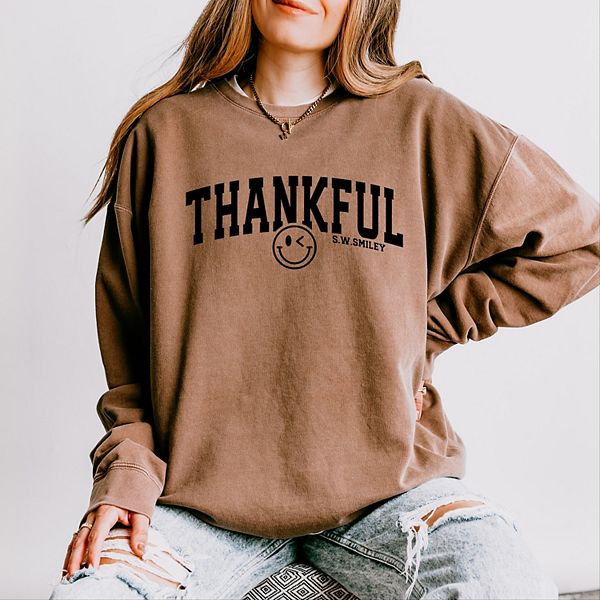 

SWSmiley thankful varsity arched - женский легкий свитшот с окраской в готовом виде Simply Sage Market, Espresso, Зеленый, SWSmiley thankful varsity arched - женский легкий свитшот с окраской в готовом виде Simply Sage Market, Espresso