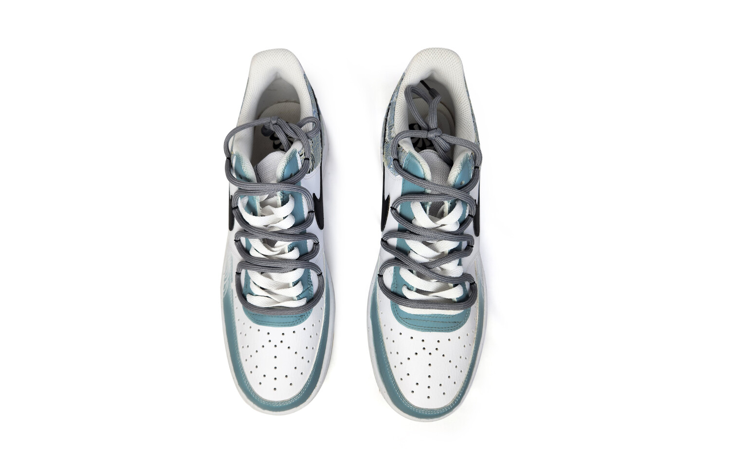 

Кроссовки Nike Court Vision 1 Skateboard Shoes Men Low-Top Blue White, Синий, Кроссовки Nike Court Vision 1 Skateboard Shoes Men Low-Top Blue White