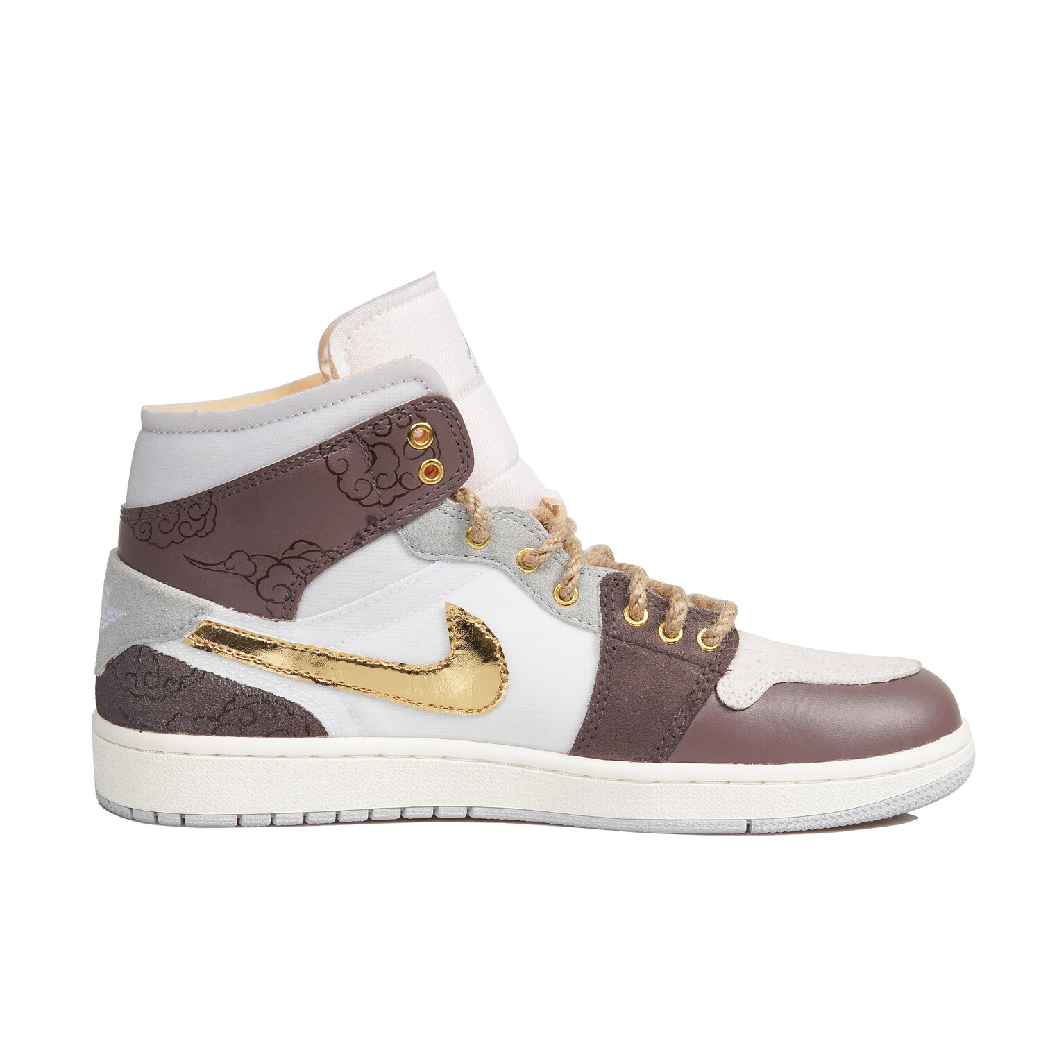 

Кроссовки Air Jordan 1 Vintage Basketball Shoes Men Mid-Top Coffee