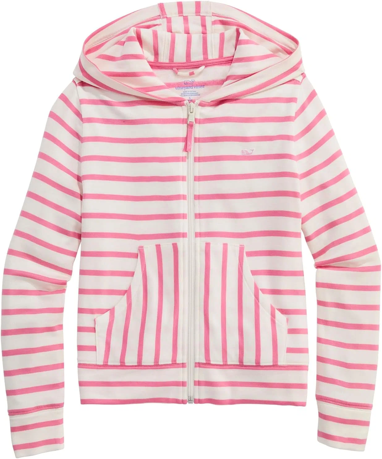 Детская толстовка с капюшоном Dreamcloth, vineyard vines, цвет Stripe Bahama Breeze