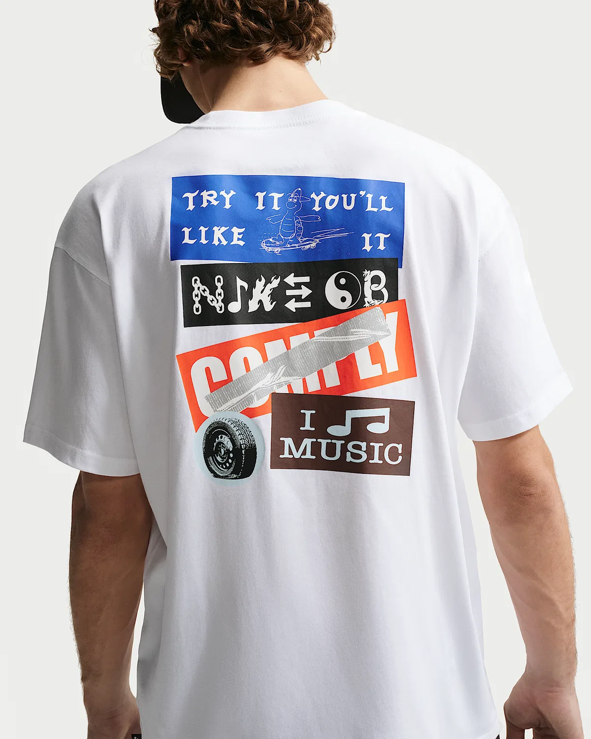 Футболка Nike SB Skate, White — фото 2