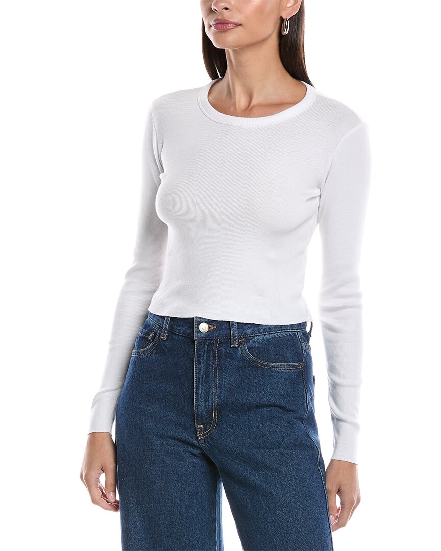 

Джемс Перс Футболка с ребристым узором James Perse, белый