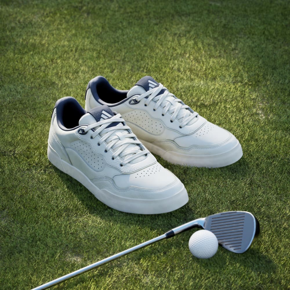 Кроссовки Adidas Retrocross 25 Spikeless Golf Shoes, цвет Off White/Night Indigo/Off White — фото 4