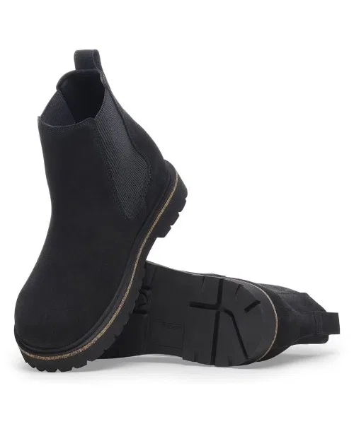 Полуботинки Highwood Slip On бренда Birkenstock на шнуровке, чёрные — фото 2
