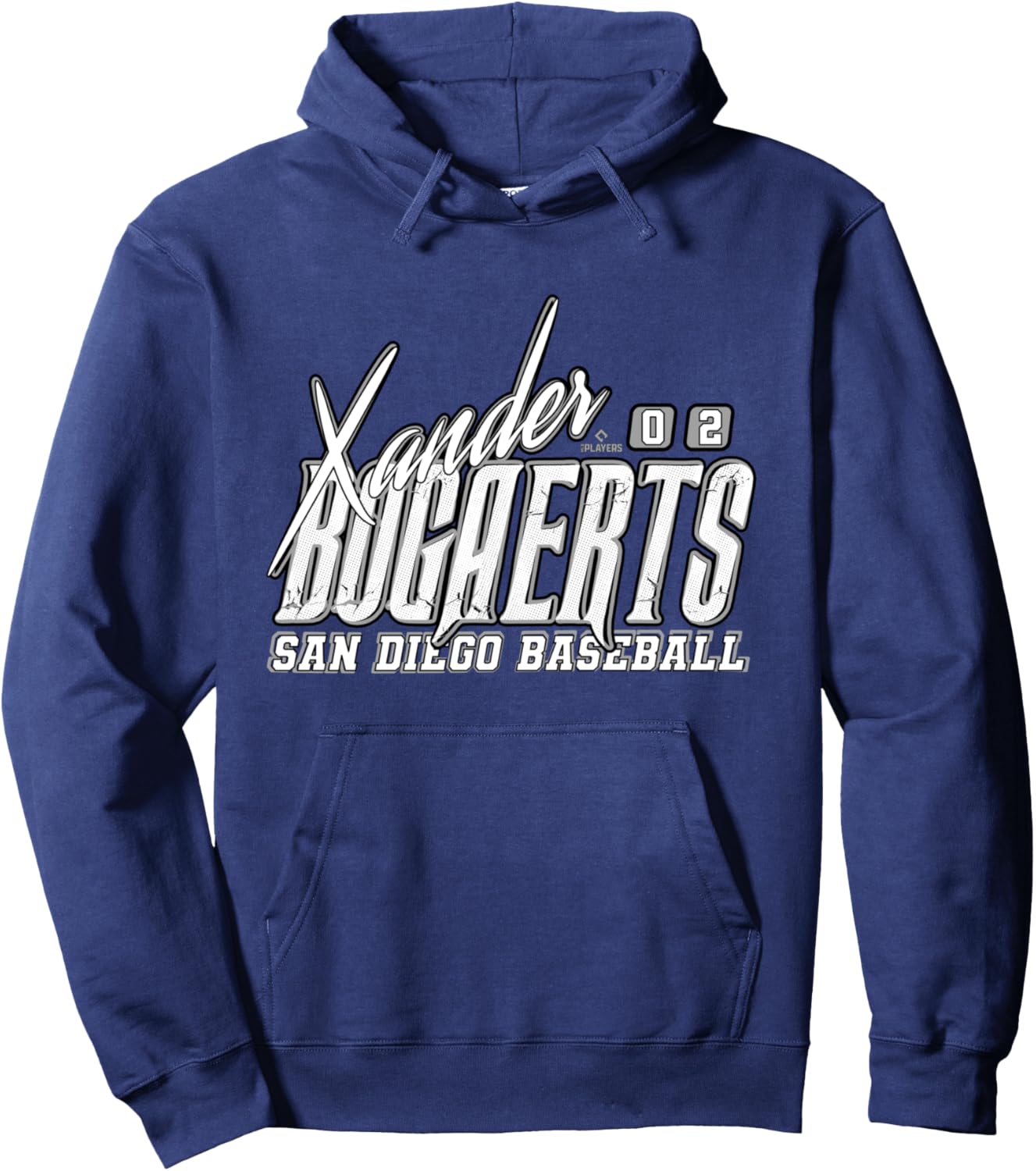 

Худи Xander Bogaerts San Diego Baseball Rock MLBPA Ryno Sports, темно-синий
