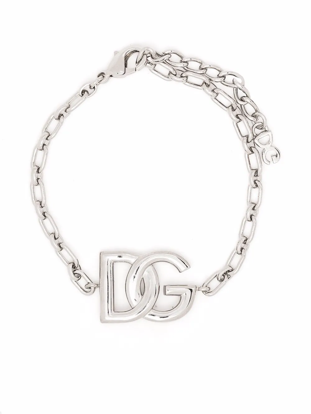

Браслет с логотипом DOLCE & GABBANA, серебяный