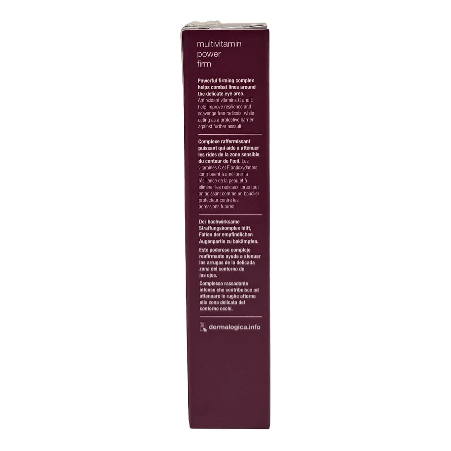 Крем для лица Dermalogica Multivitamin Power Firm Eye Cream от темных кругов и отеков, омолаживающий, укрепляющий кожу вокруг глаз крем с антиоксидантными витаминами. 29,6 мл (1 шт.) — фото 3
