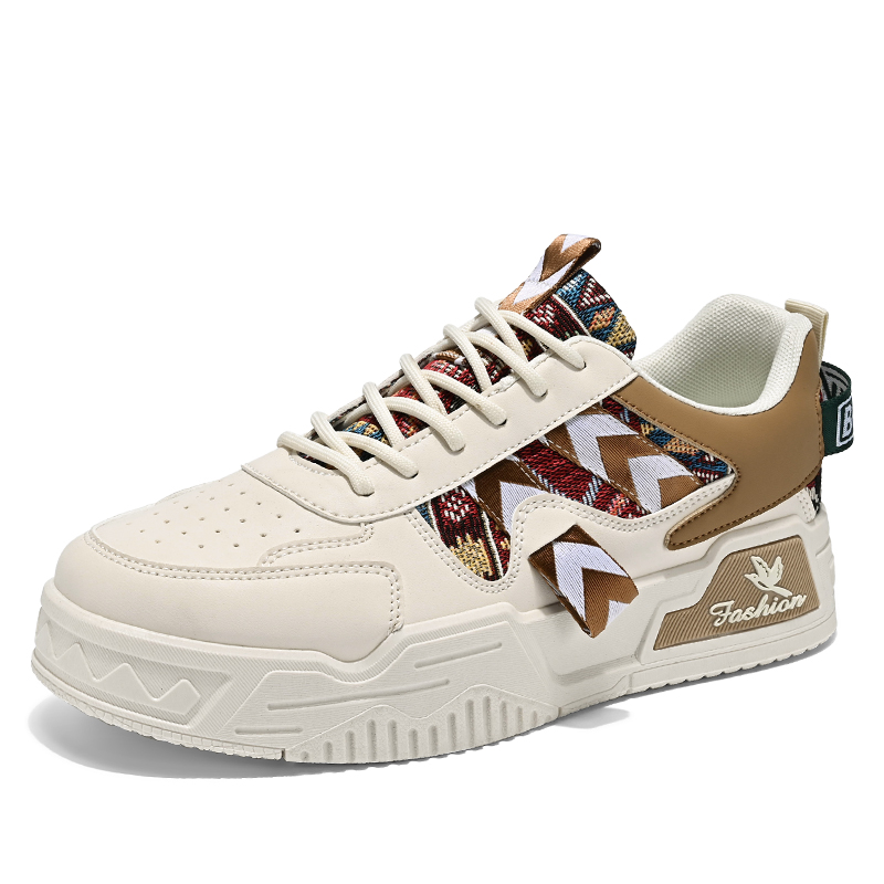 

Boogie Bear Амортизирующие, износостойкие, дышащие, легкие, увеличивающие рост низкие кеды мужские бежево-кофейные, цвет Beige Coffee