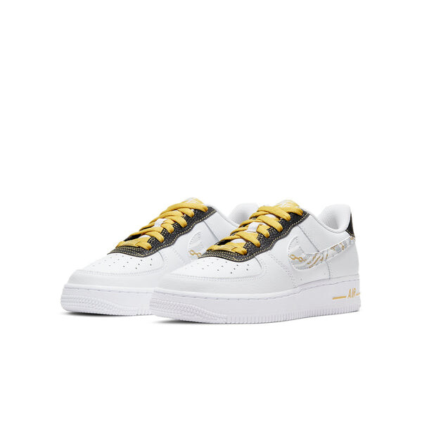 Кроссовки air force 1 '07 lv8 'gold links zebra print' Nike, белый — фото 3