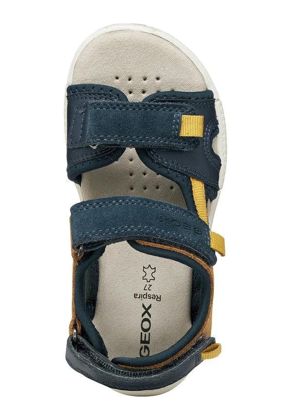 Трекинговые сандалии alben Geox, Navy Ochre Yellow — фото 3