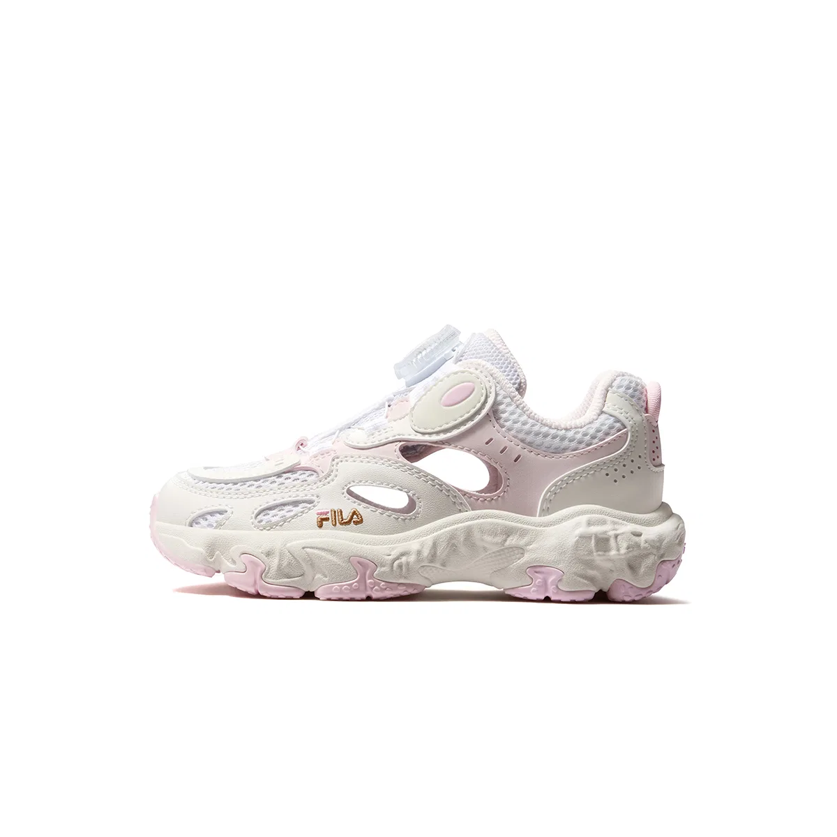 Кроссовки FILA Heritage FHT из синтетической кожи и текстиля White/Milk White детские FILA KIDS, FILA White/Milk White
