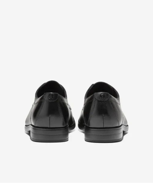 Мужские оксфорды ручной работы COLE HAAN Harmony Grand Plain Toe черные — фото 4