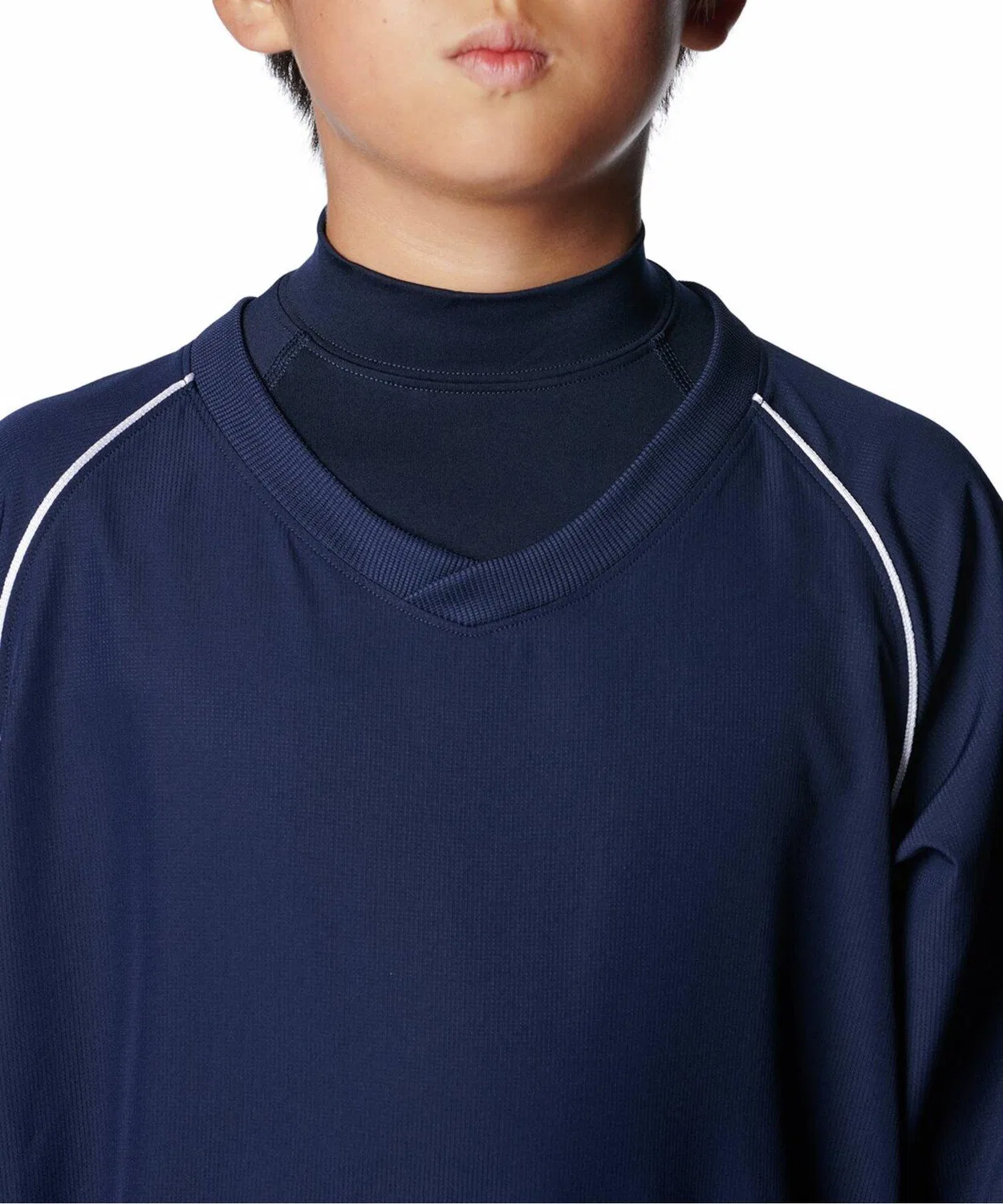 Куртка UA V-образный вырез (бейсболка/детская) Under Armour, полиэстер, тёмно-синий — фото 4