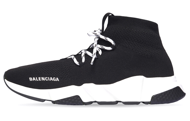 Balenciaga Speed Lace Up Black