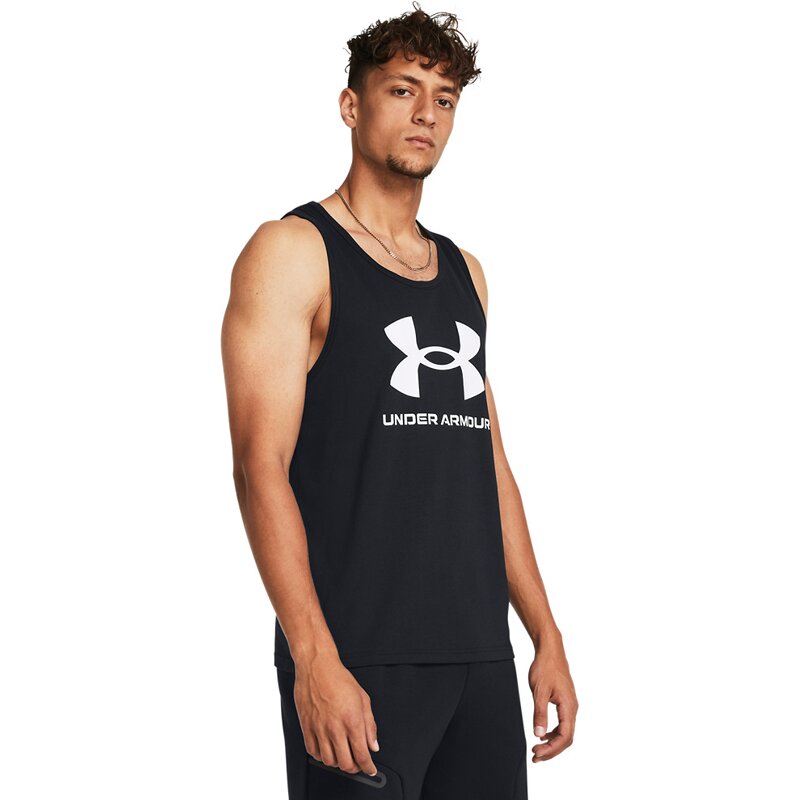 

Футболка ua sportsstyle logo tank Under Armour, черный