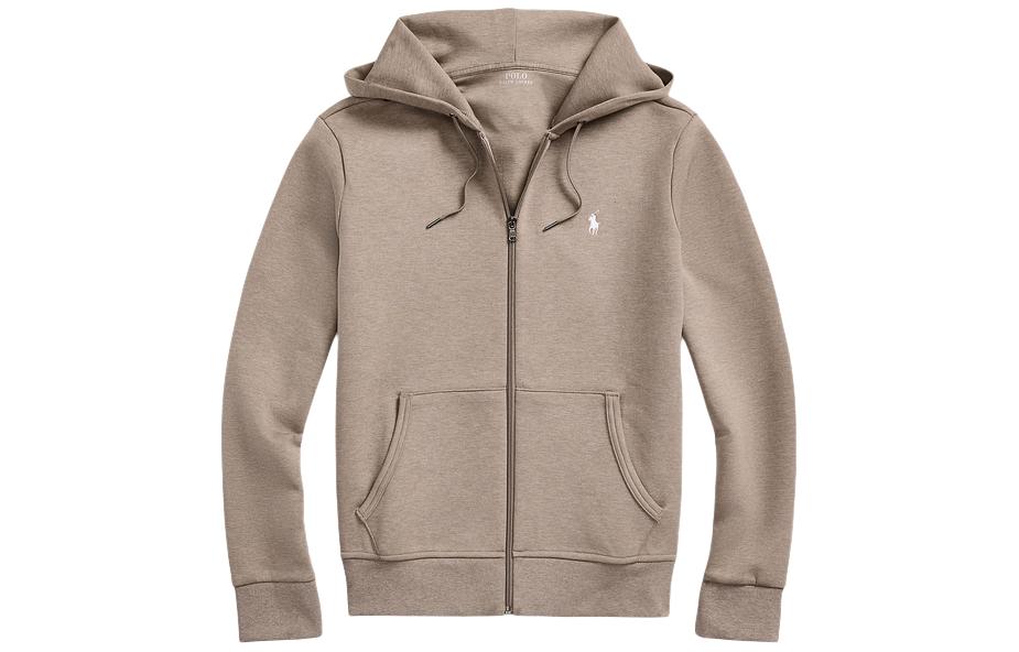 

Двухслойная худи на молнии Polo Ralph Lauren, коричневый