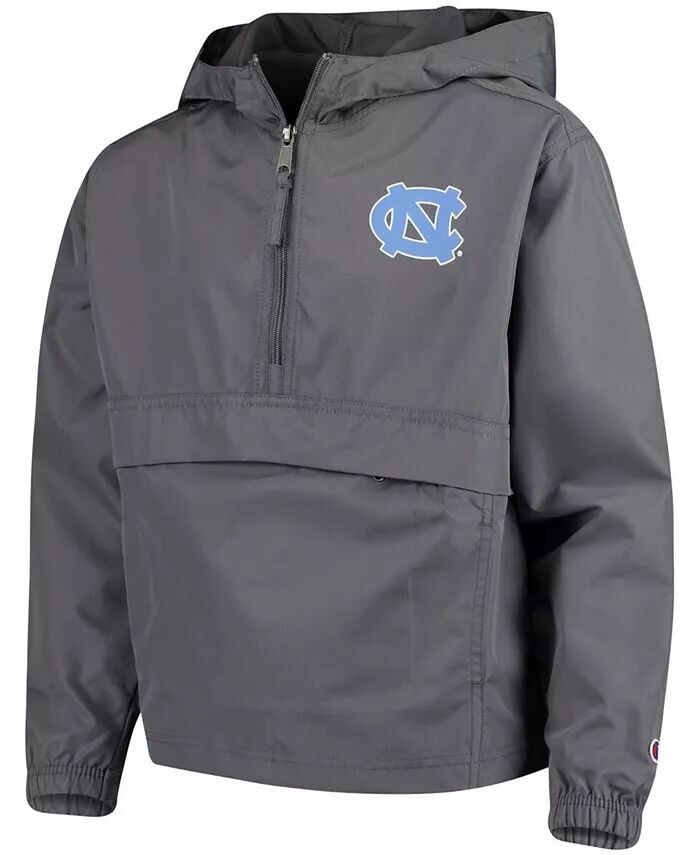 

Ветровка Big Boys Graphite North Carolina Tar Heels Pack Go Champion, серый