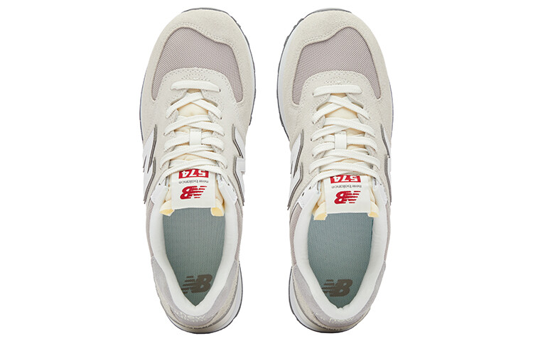 New Balance NB 574 Стильная обувь унисекс, Белый — фото 3