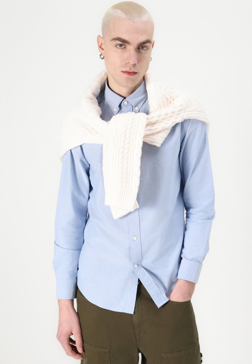 Рубашка SOLID HERITAGE OXFORD SHIRT Tommy Hilfiger, синий — фото 4