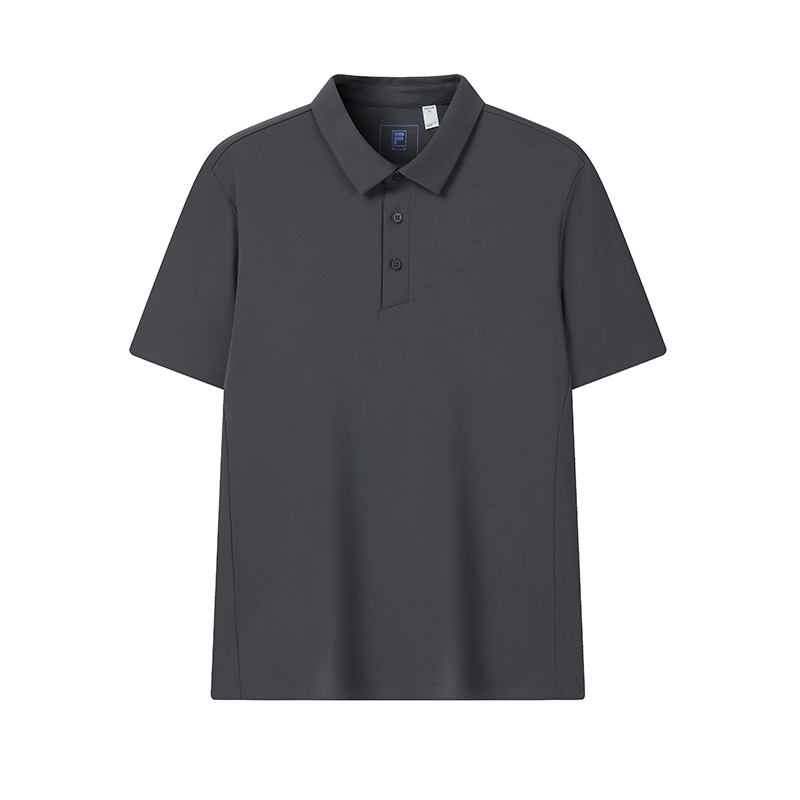 

FILA Синяя поло для мужчин Dark Charcoal Gray