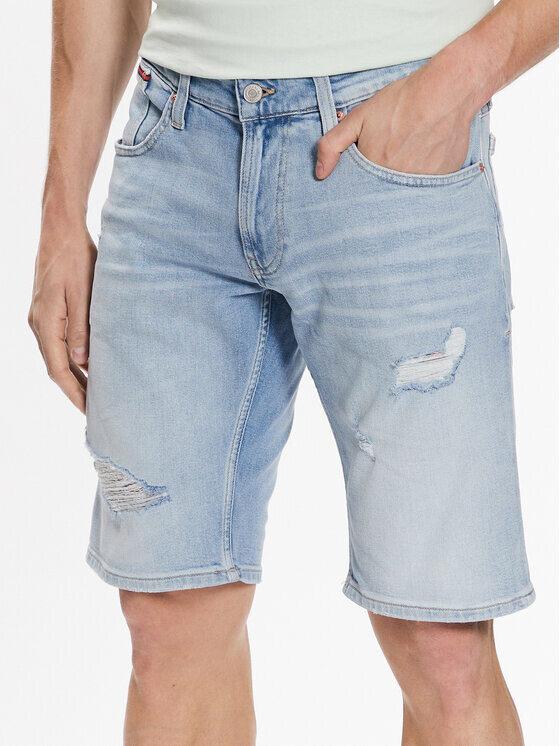 

Джинсовые шорты свободного кроя Tommy Jeans, синий