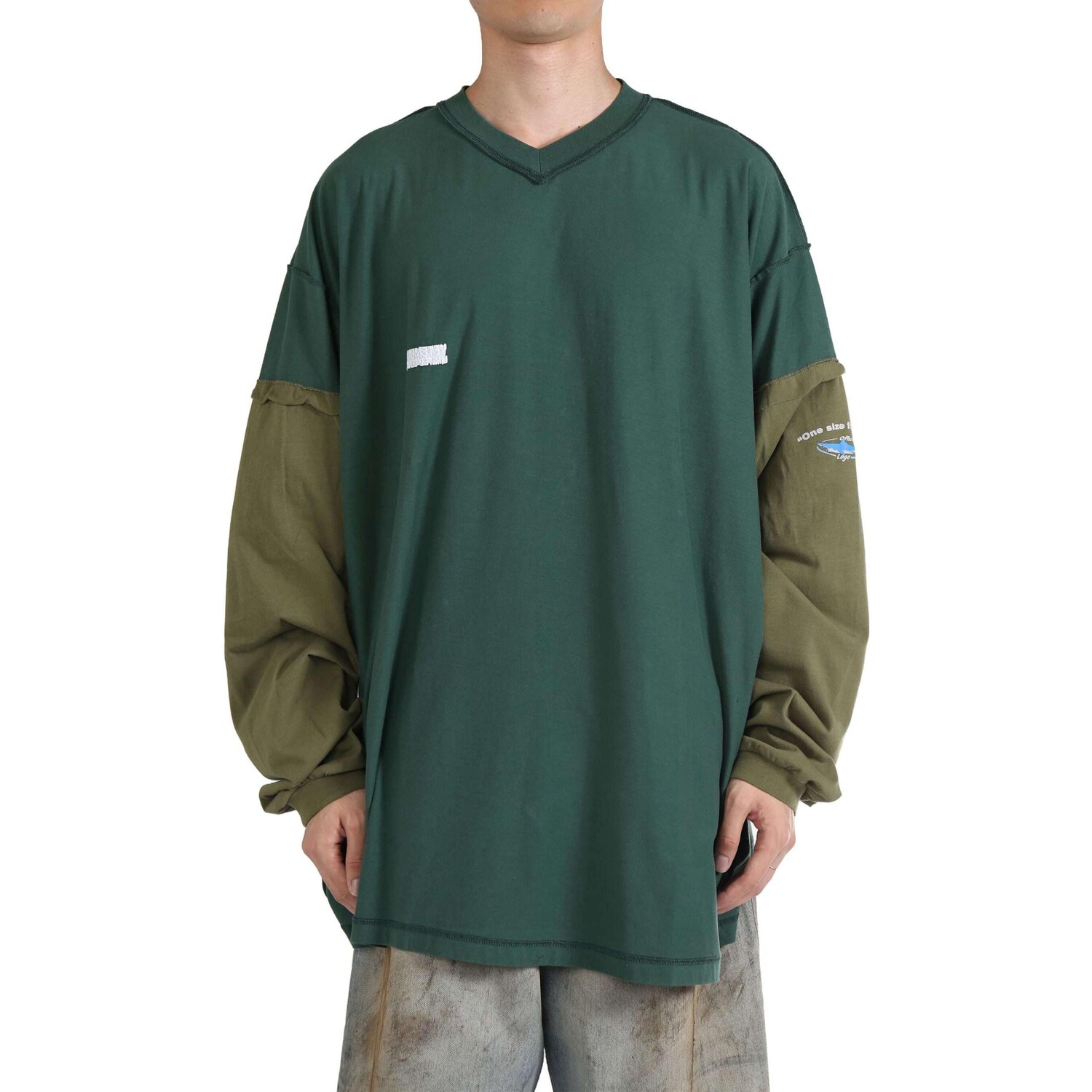 

Свитшот унисекс зеленый Vetements, зеленый